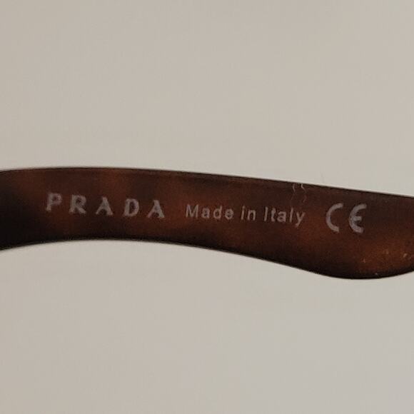 PRADA SPR09H 2AU-2P1 110 Brown Tortoise Sunglasses Frames Italy with case - Picture 8 of 14